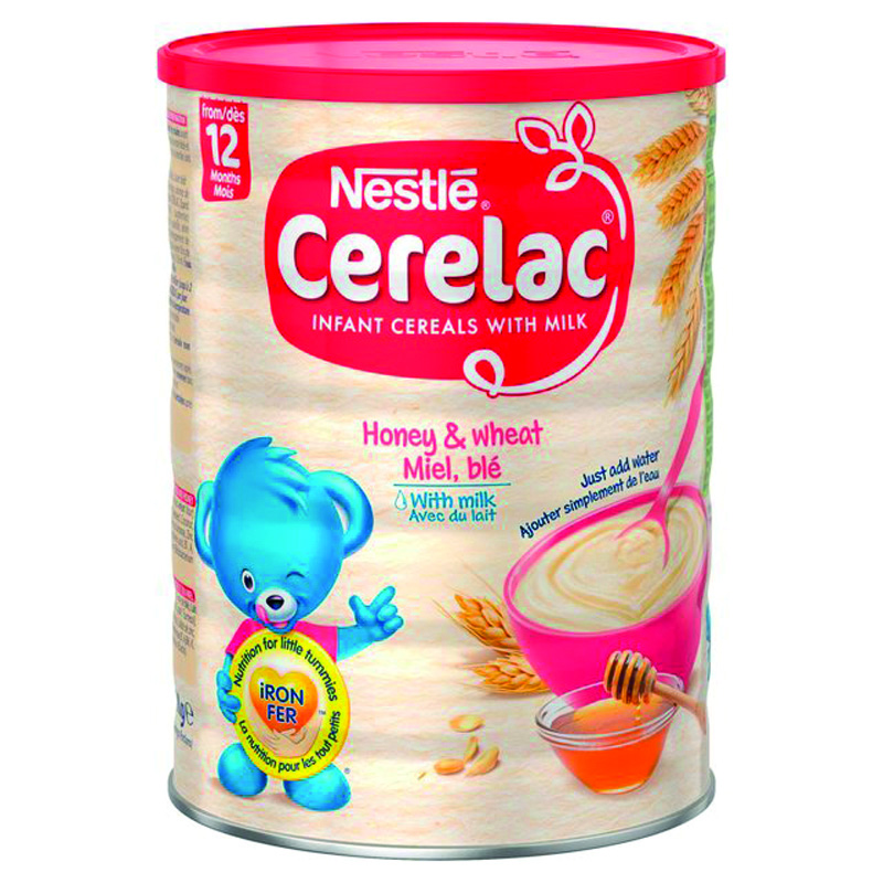 Miel/trigo/cereales lácteos (12 x 1 kg) A partir de 12 meses Halal - Cerelac