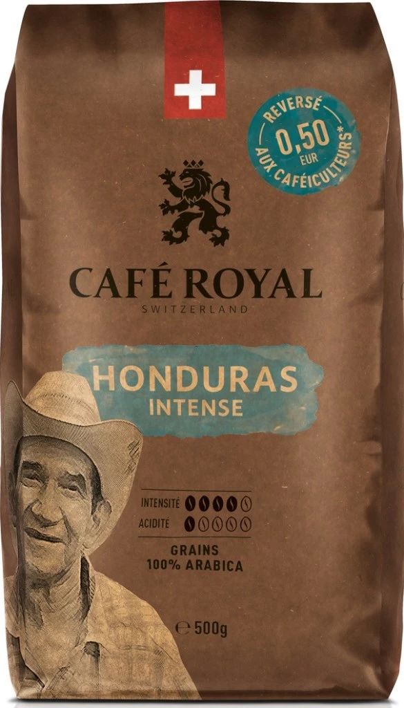 Intense Honduran Coffee Beans; 500g - CAFE ROYAL