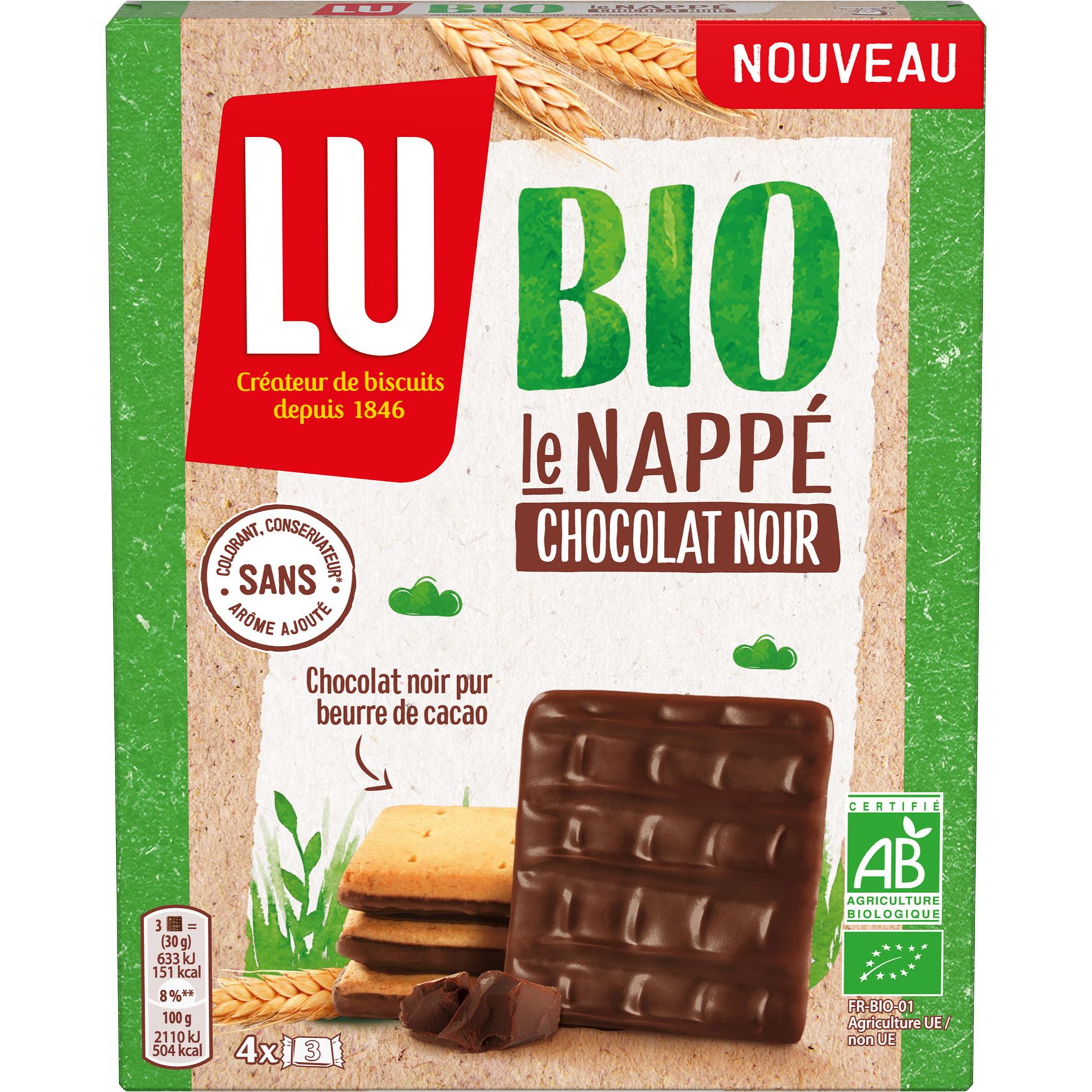 Biscotti Tovaglia Neri Lu Bio 120