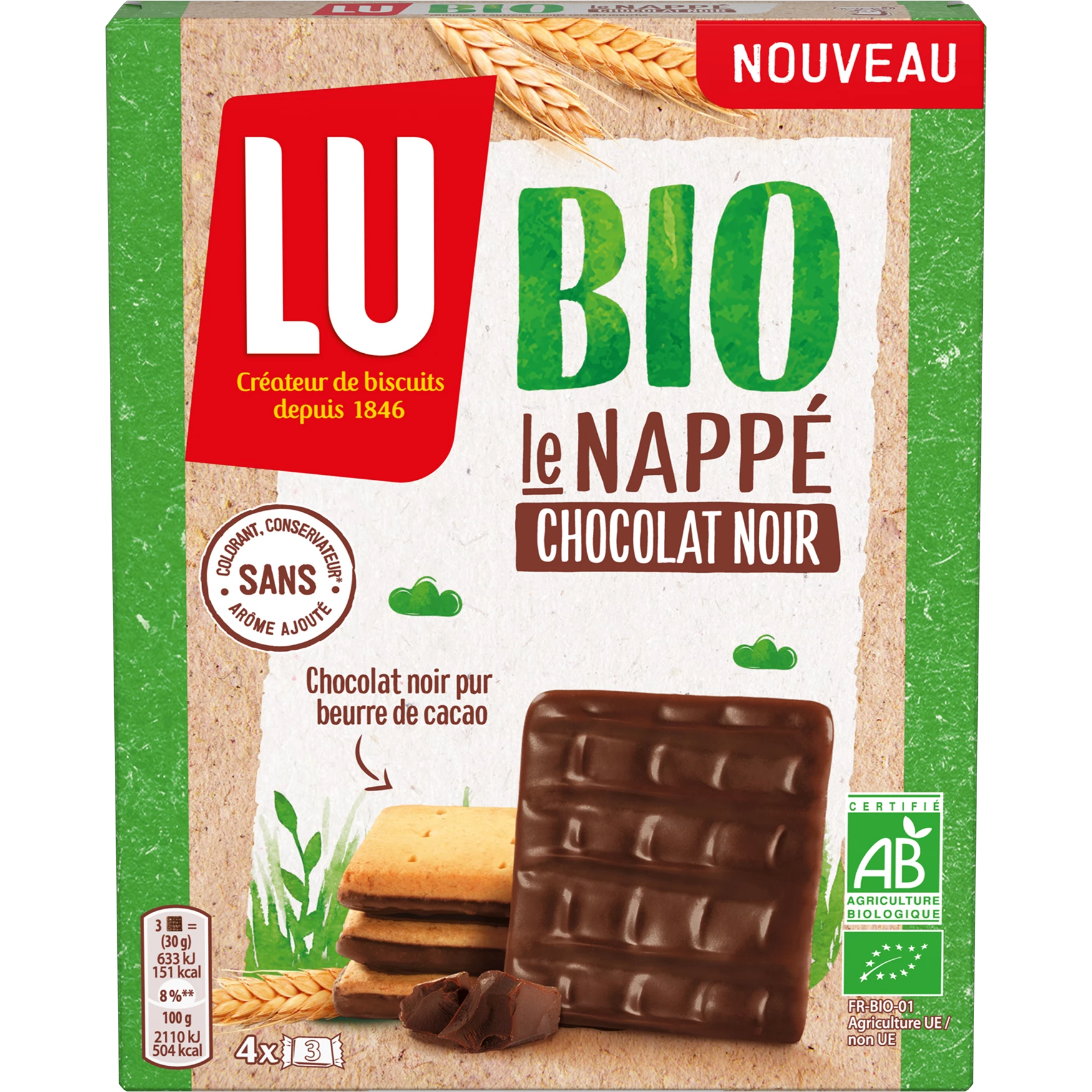 Biscotti Tovaglia Neri Lu Bio 120