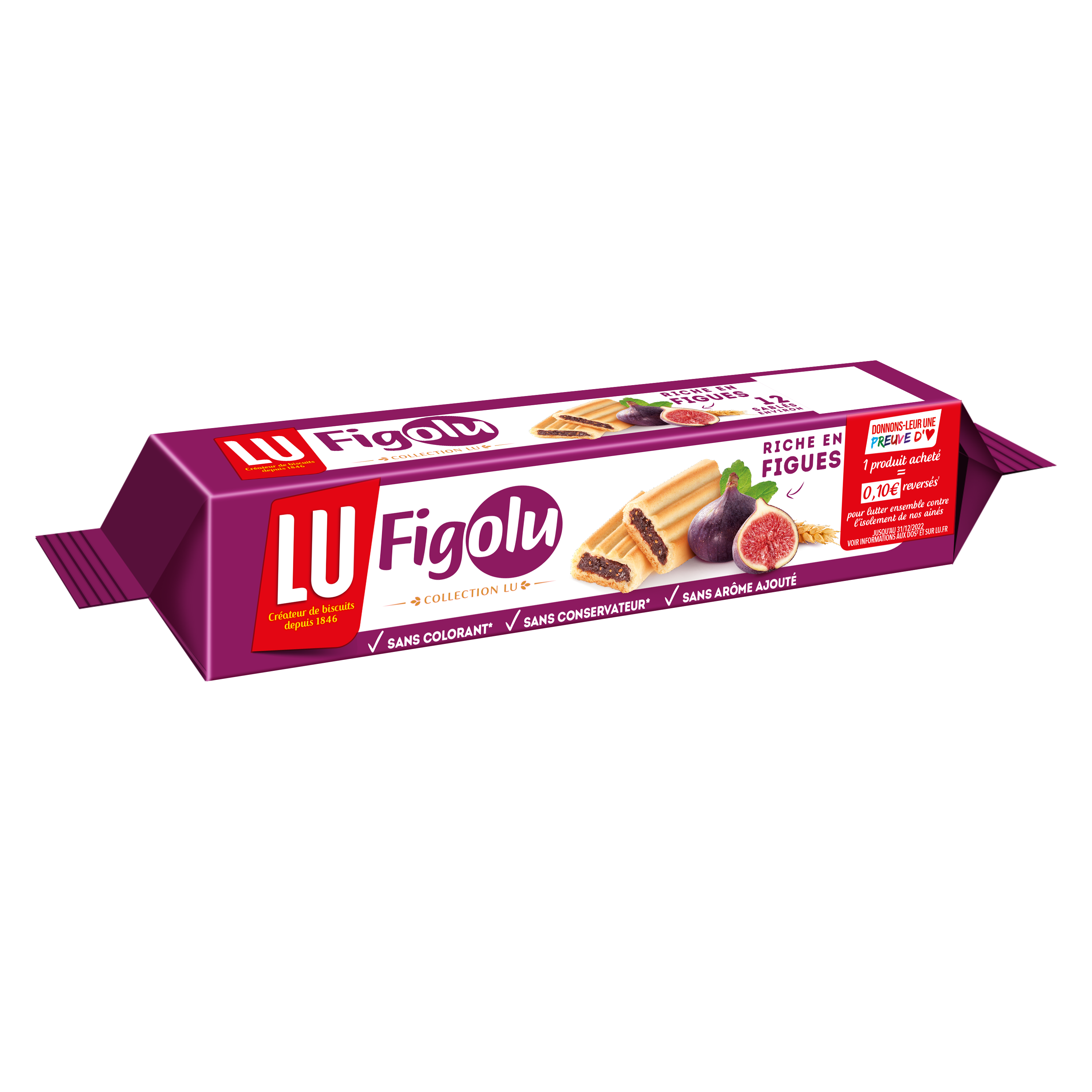 Figolu अंजीर भरे बिस्किट x12 - LU