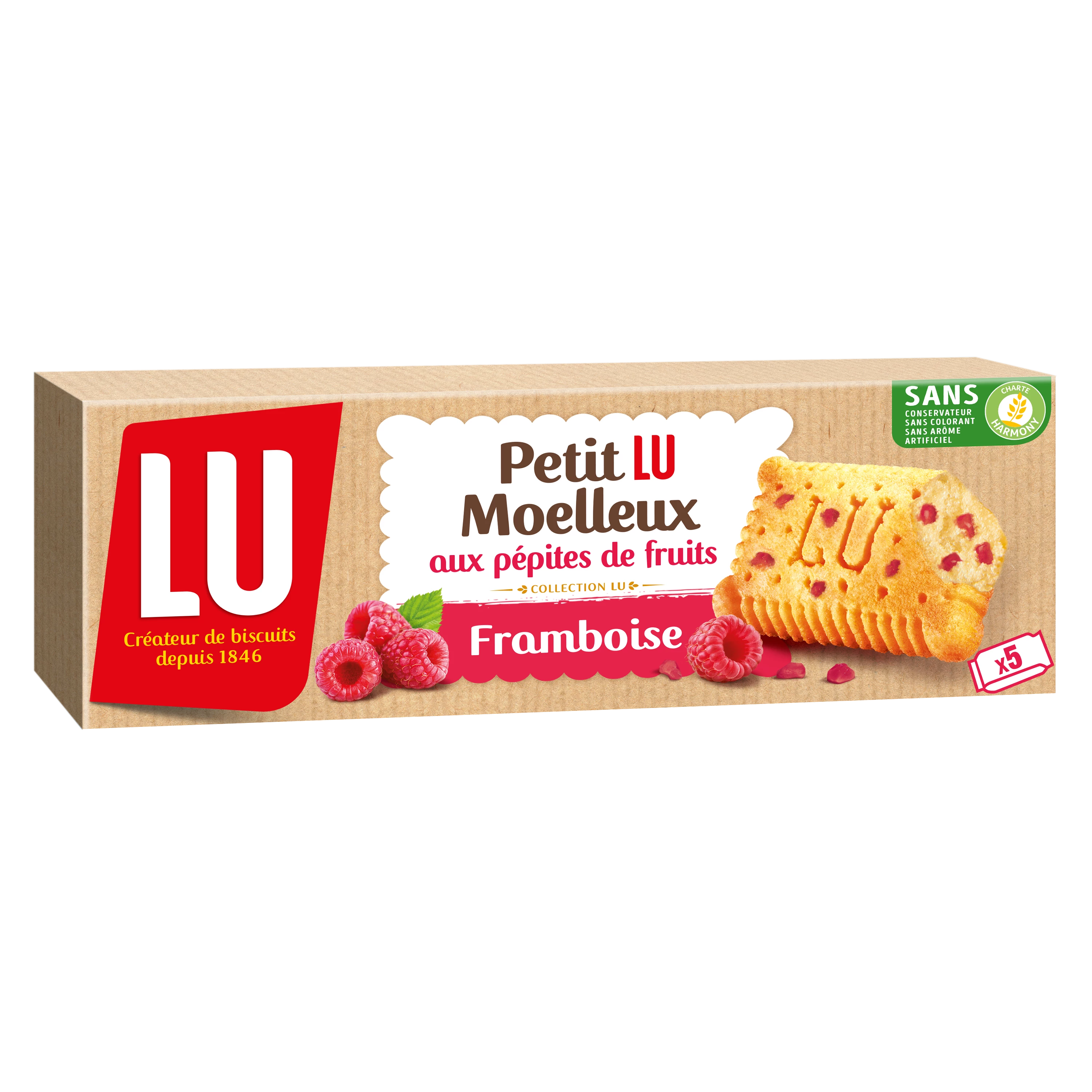 Petit Lu Moelleux Framboise 140g - LU