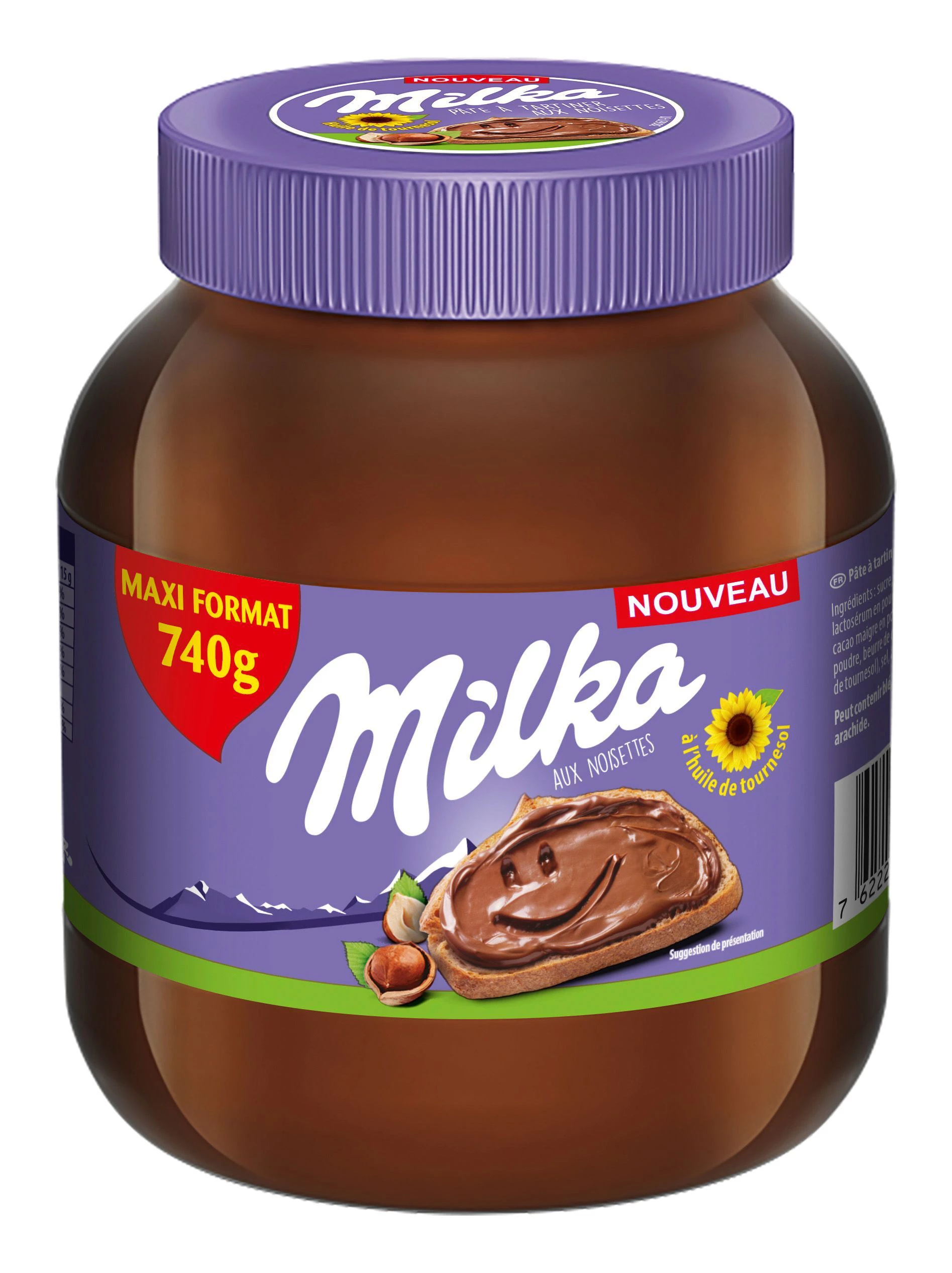 ميلكا قابلة للدهن 740 جرام - MILKA