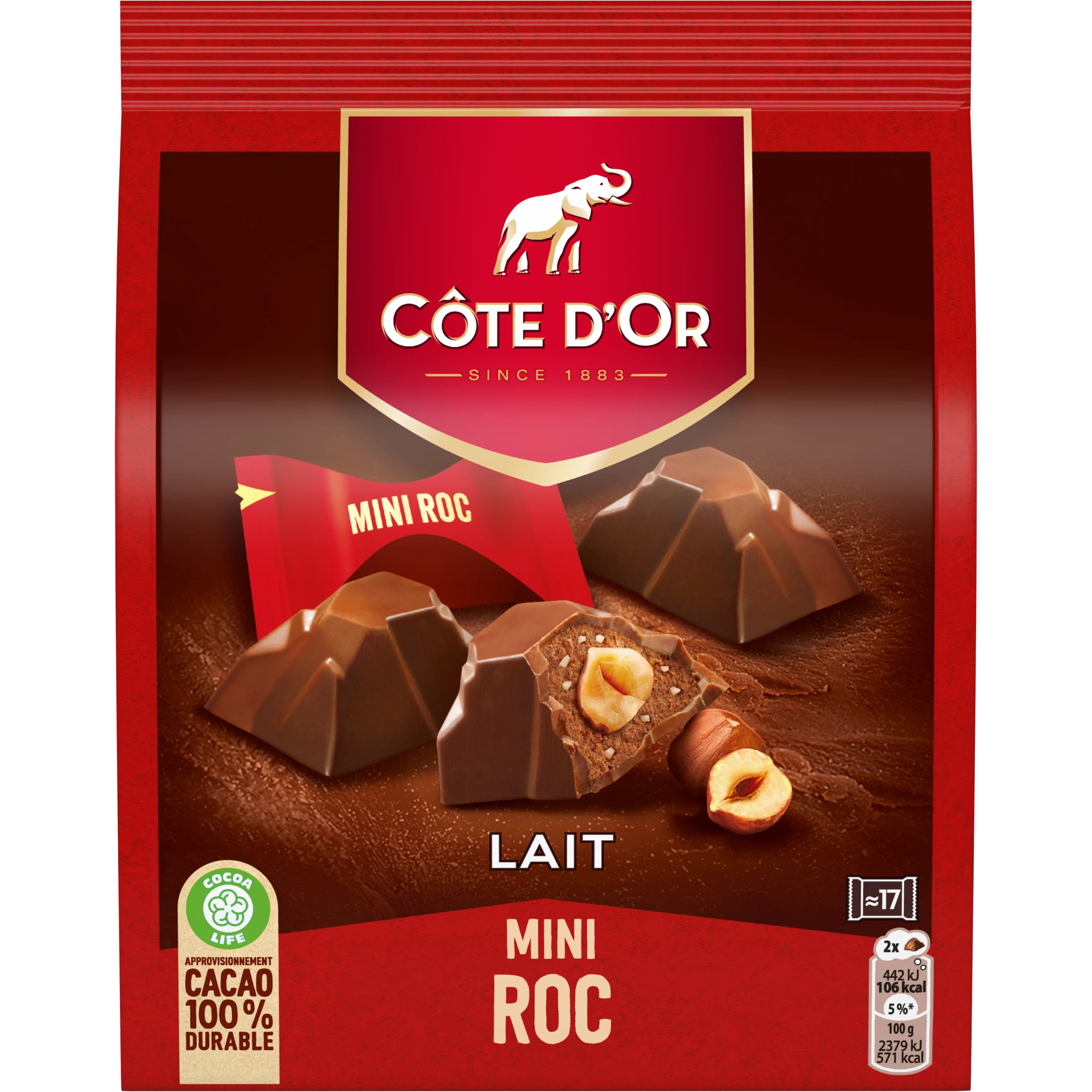 Mini Rocher Chocolat au Lait 158g - COTE D'OR
