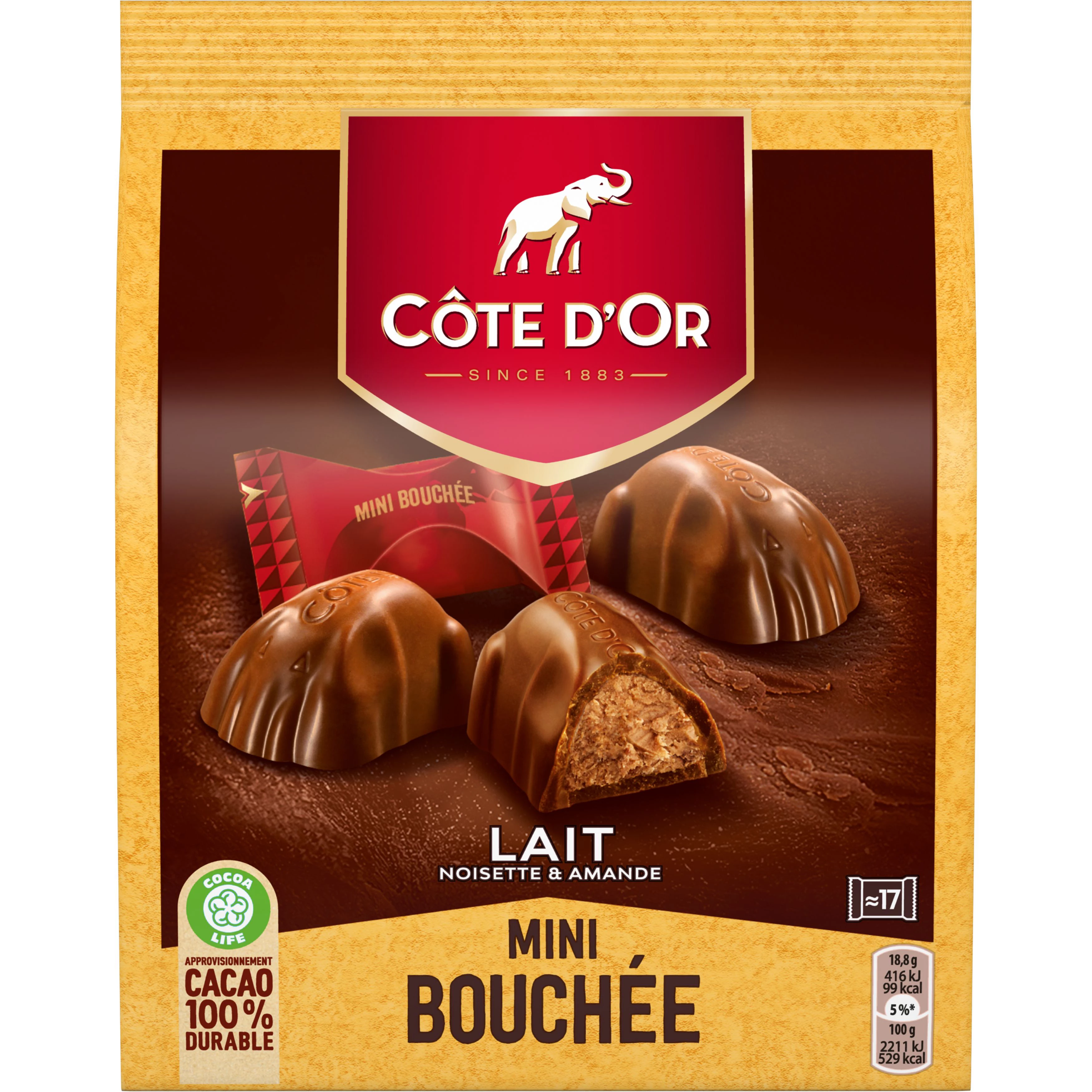 Mini Bouchées Chocolat au Lait 158g - COTE D'OR