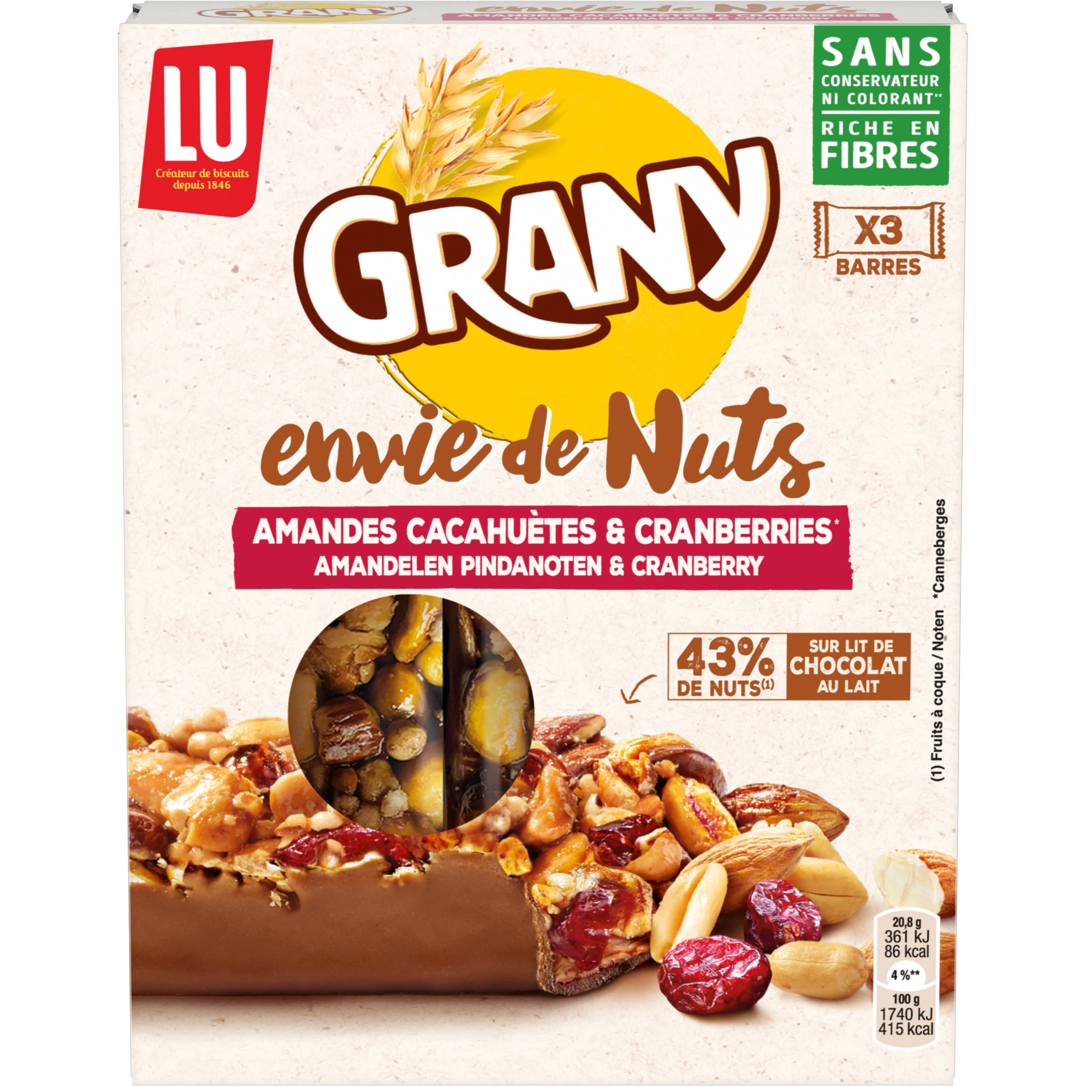 Grany Envie De Nut Crambery 12