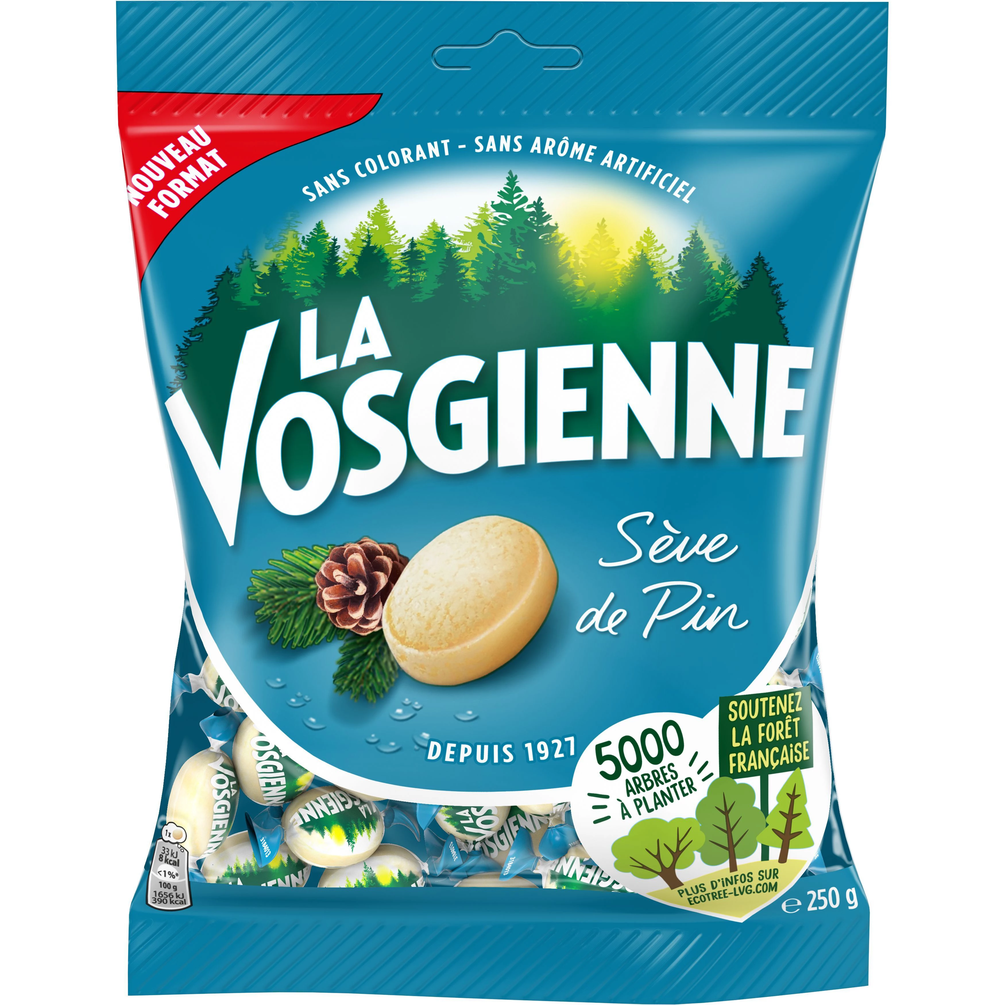 Pine Sap Candy; 250g bag - LA VOSGIENNE