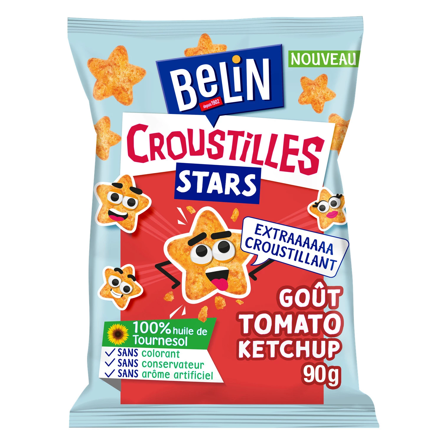 Chips de Ketchup Estrelas 90g