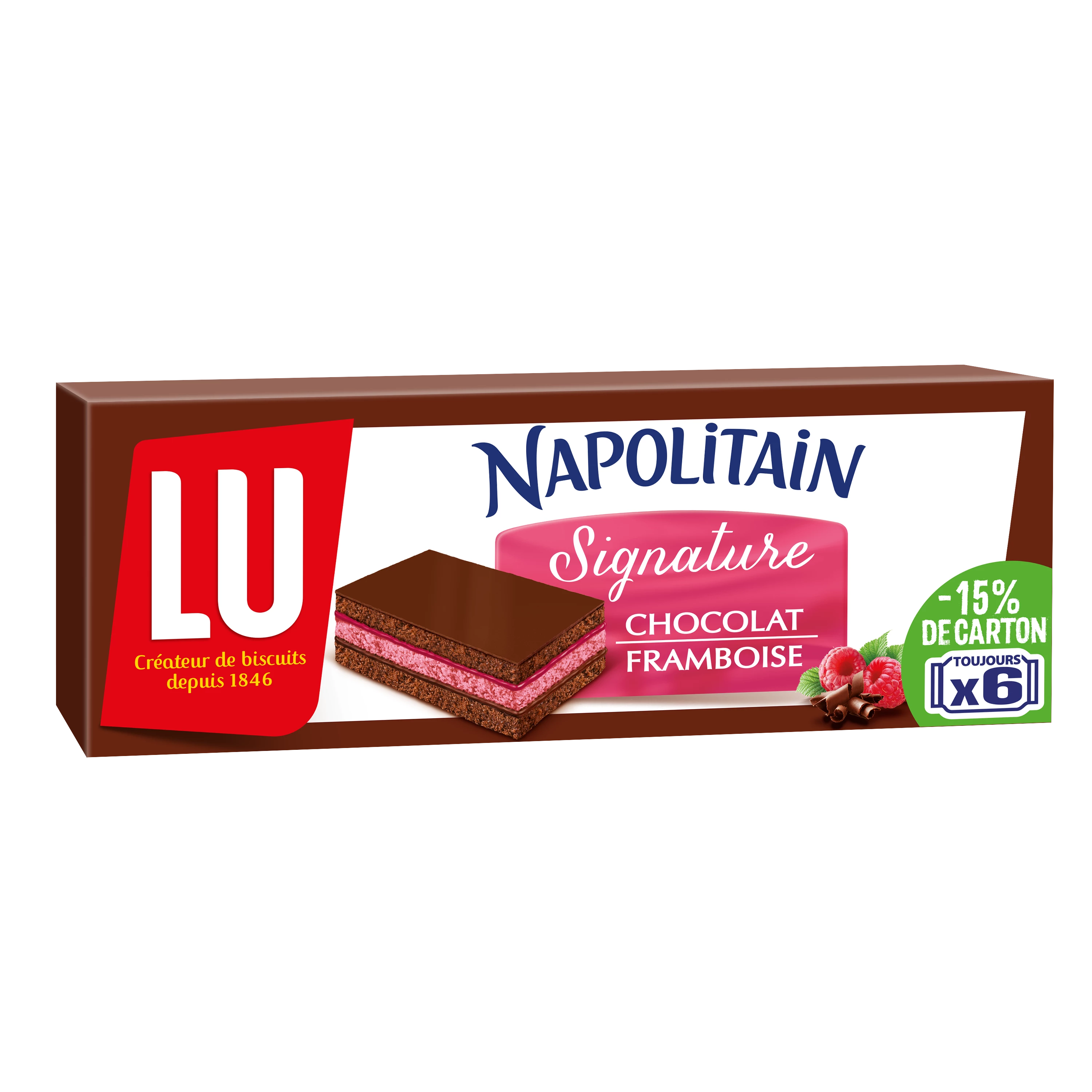 Napolitain Choco Framb 174g - LU