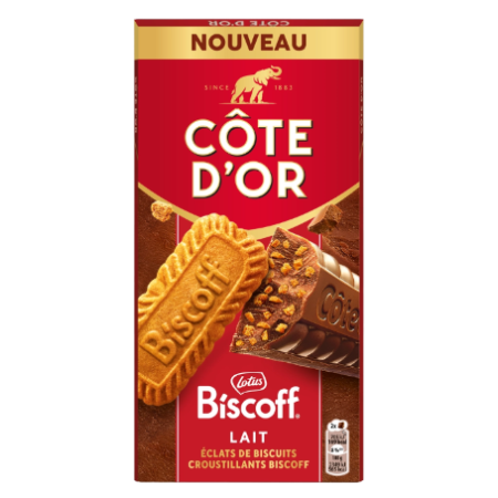 190g Cote D Or Biscoff Lait