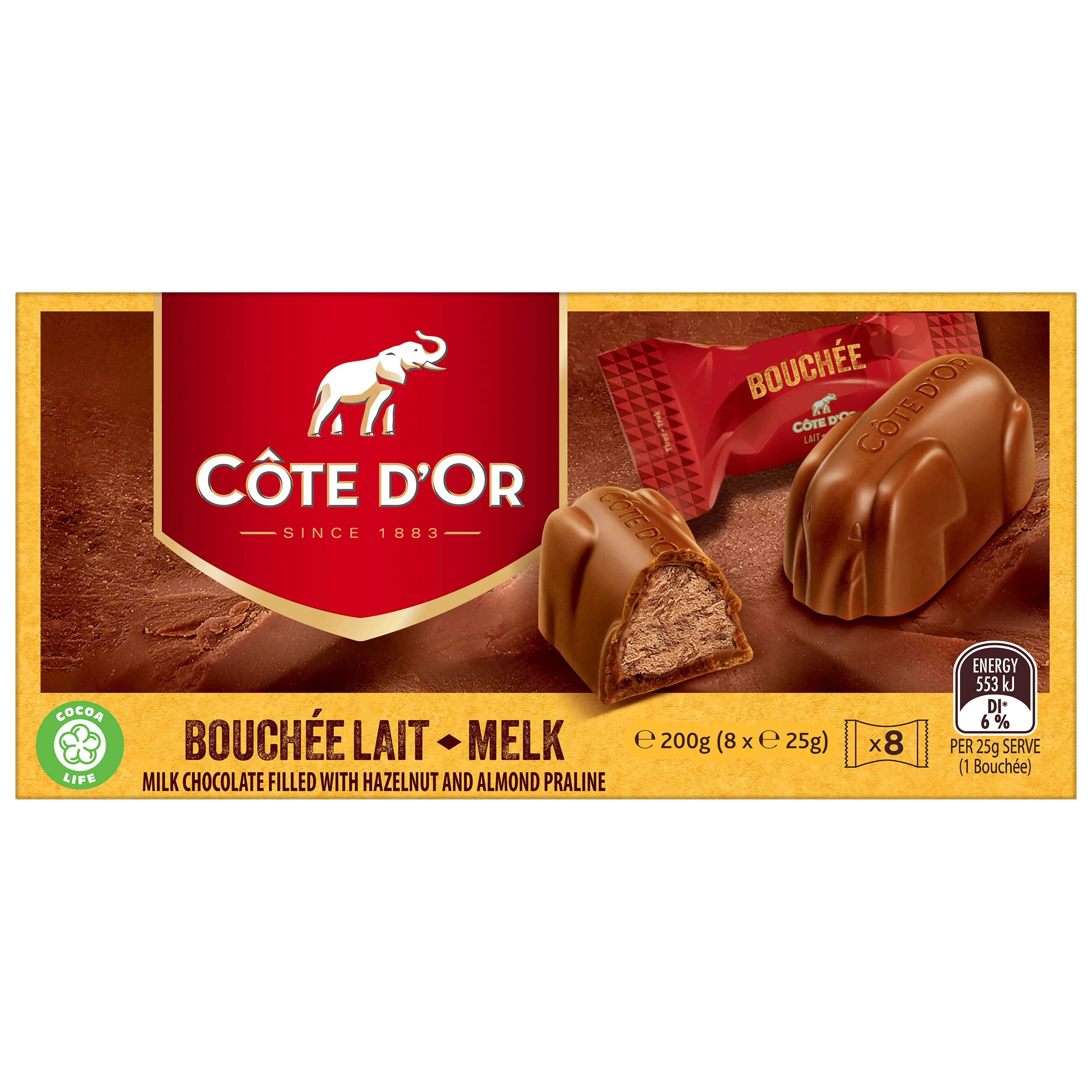 Cdo Bouchee Lait 8x25g