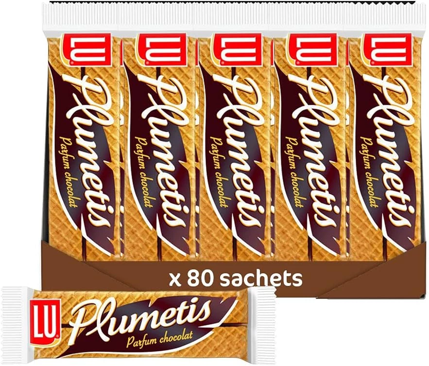 Wafer Choc Plumetis X2 (23.4gx80) - LU