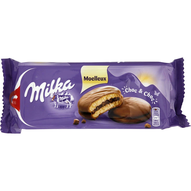 Zachte choc & choccakes 175g - MILKA