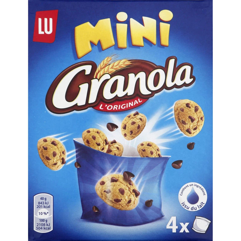 ميني كوكيز 4x40 جرام - GRANOLA