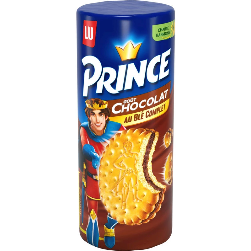 Biscoitos Prince de chocolate integral 300g - PRINCE