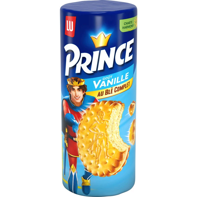 Prince vanilla cookies with complete wheat 300g - PRINCE