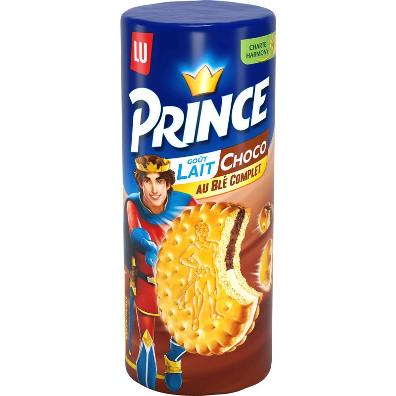 Biscotti integrali Prince al latte e cioccolato 300g - PRINCE