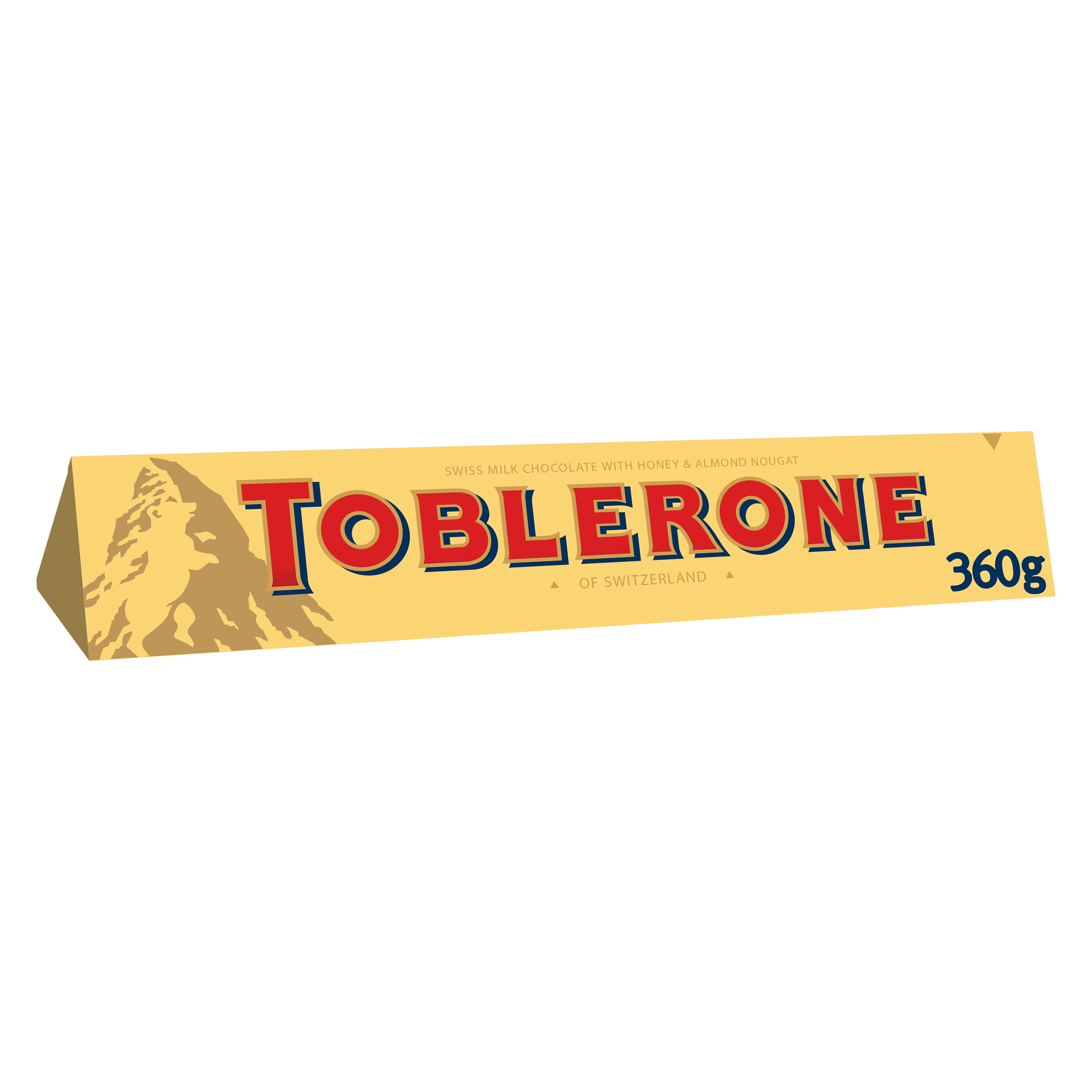 Chocolat au lait suisse avec nougat au miel et aux amandes 360g - TOBLERONE