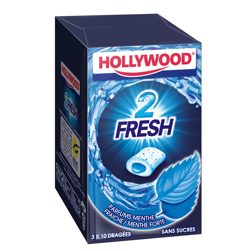 2 frische Menthe Forte; 66g -HOLLYWOOD