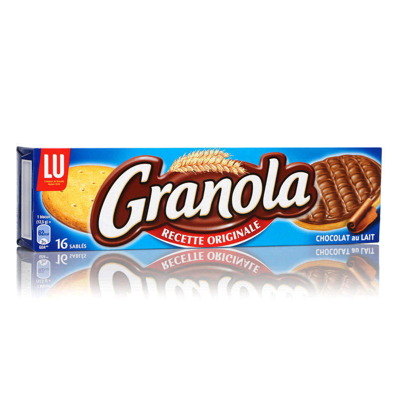 Granola Recette Originale sablés chocolat au lait x16 200g - LU