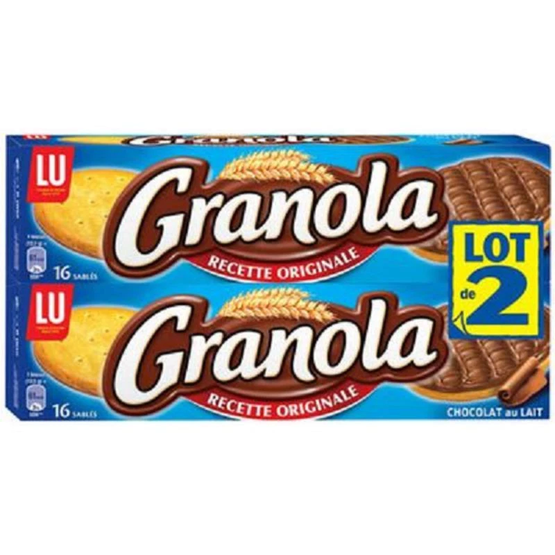 Печенье с молочным шоколадом 2х200г - GRANOLA