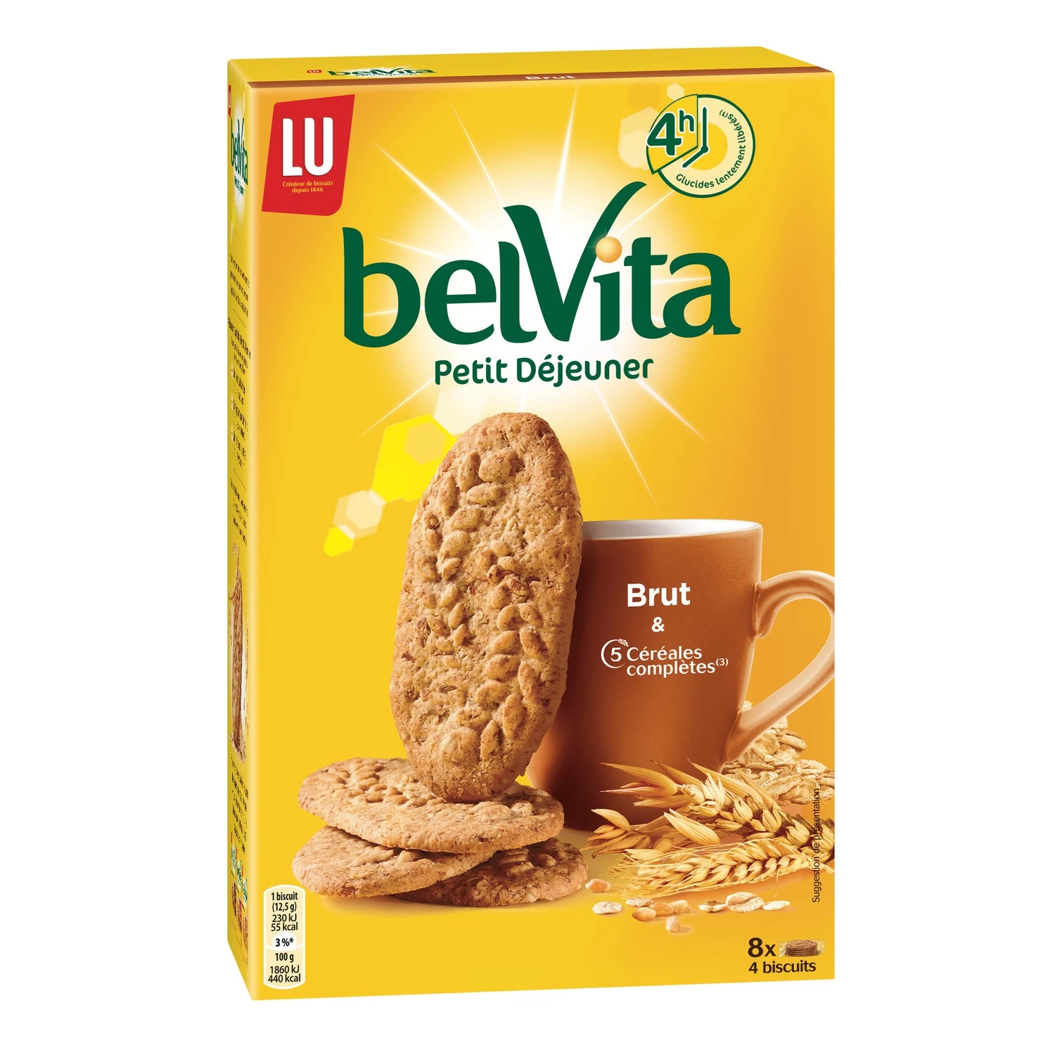 Biscuits petit déjeuner céréales 400 g - BELVITA