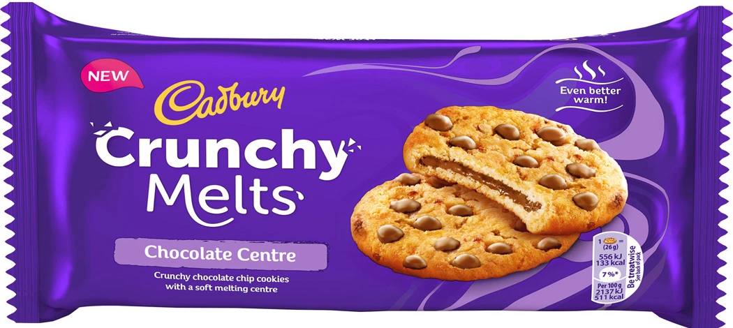 Crunchy Melts Coeur Choco 156g - CADBURY