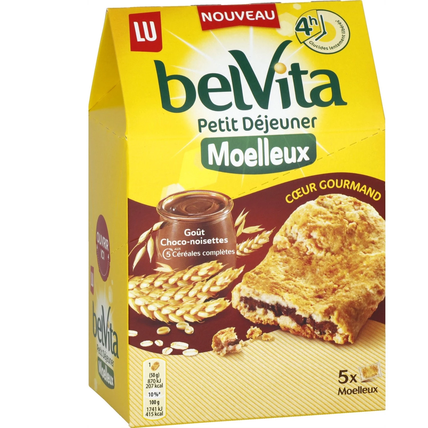 Biscotti da colazione al cioccolato e nocciole 250g - BELVITA