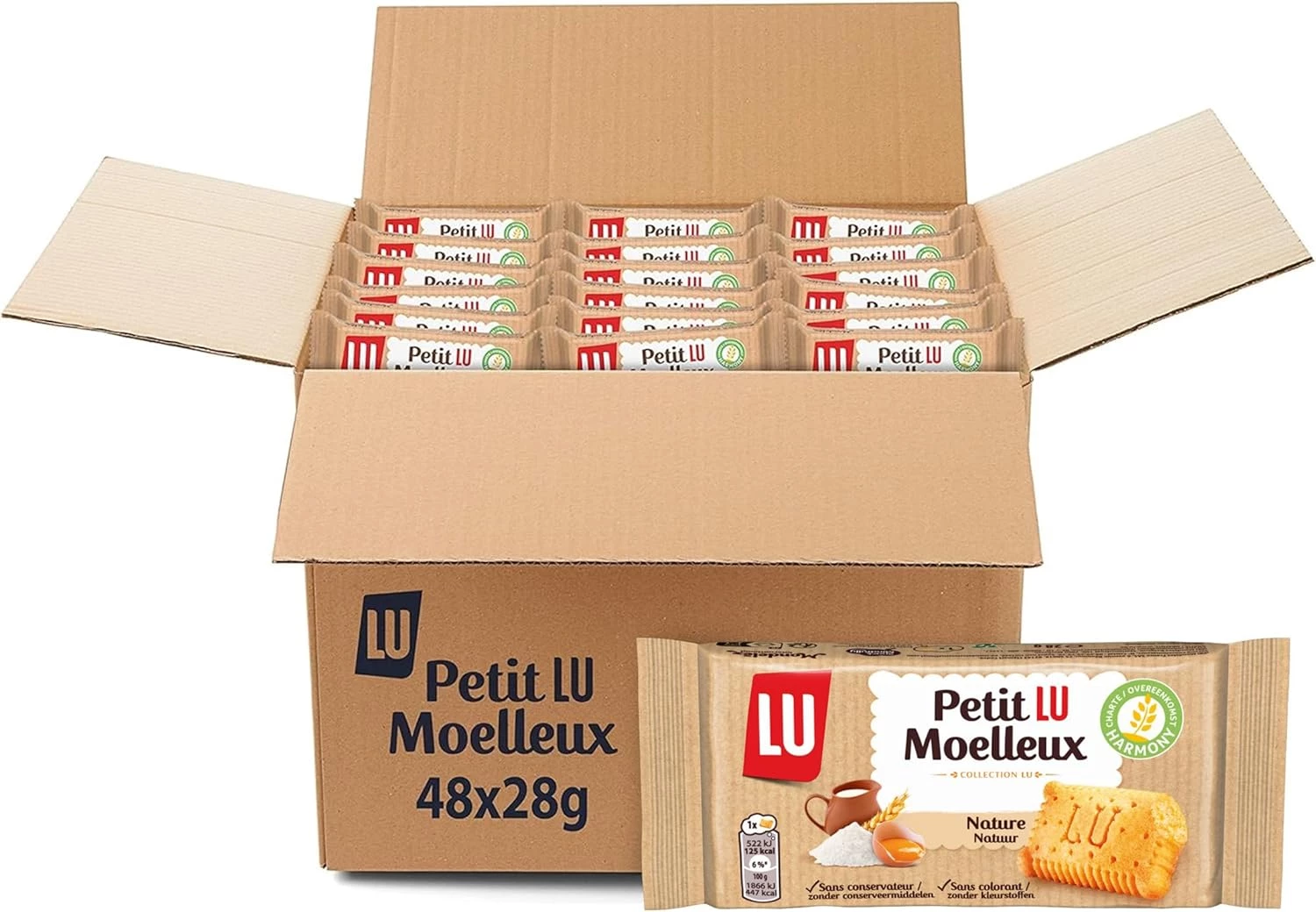 Plain Soft Cake (28gx48) - LU