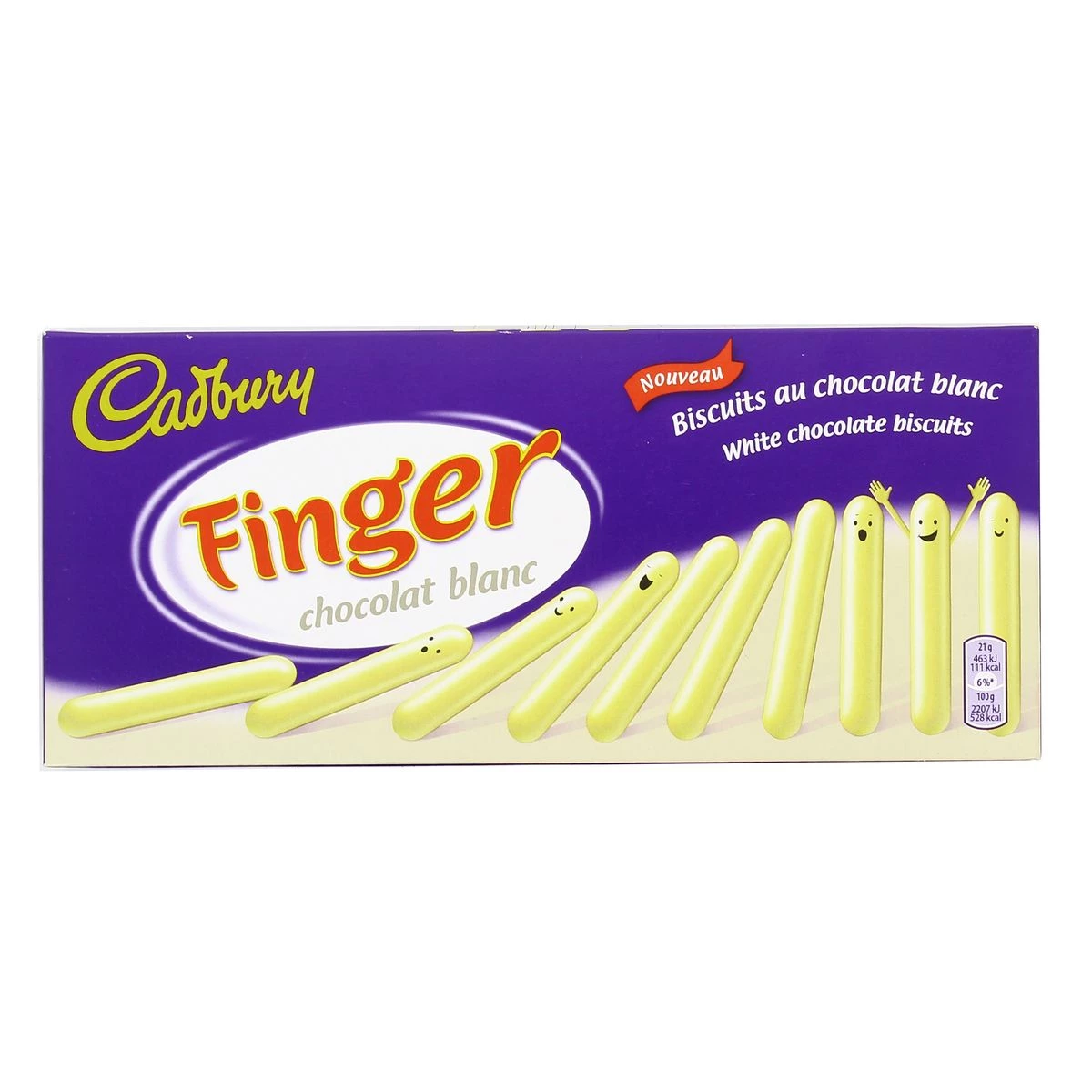Finger Biscuit chocolat blanc 138g - CADBURY