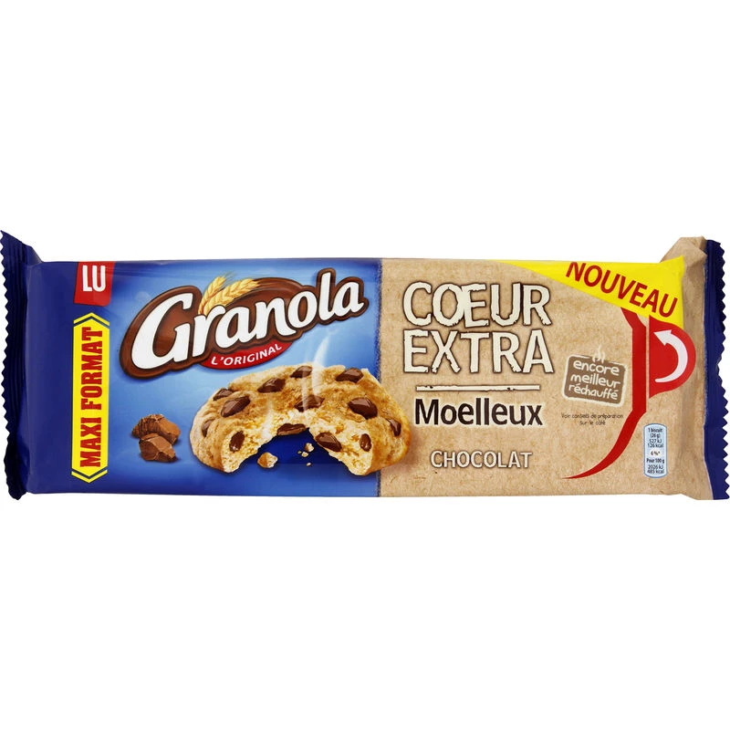 Biscotto cuore extra morbido al cioccolato 312g - GRANOLA