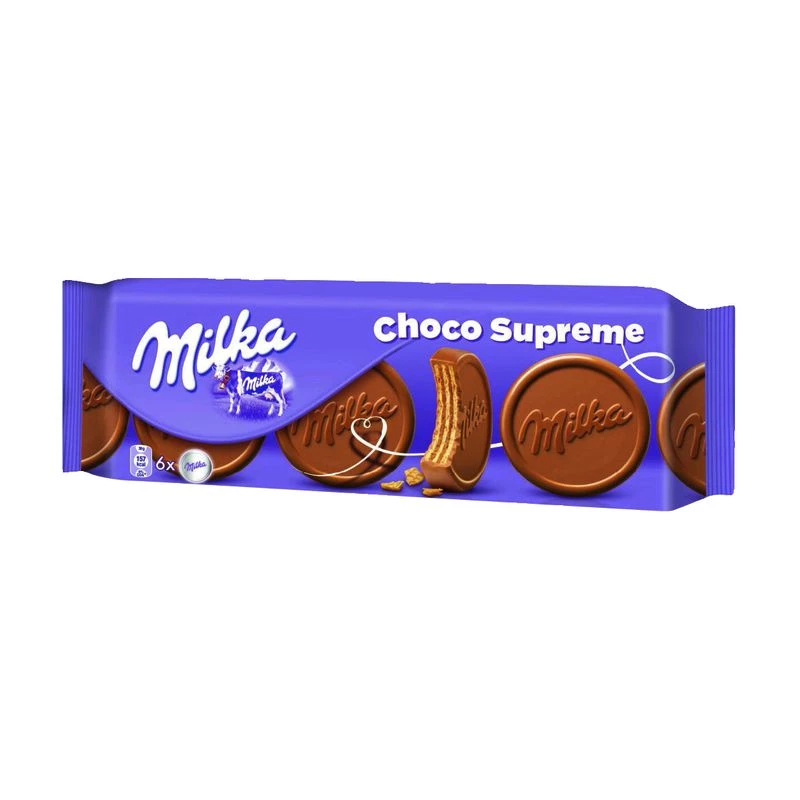 Печенье шоколадное Суприм 180г - MILKA