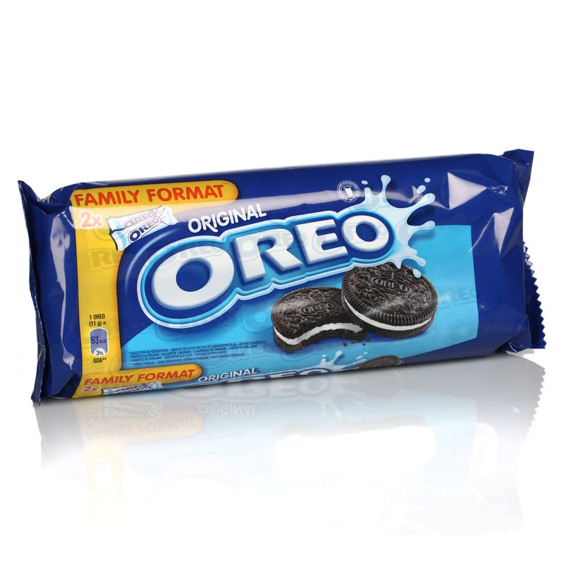 Biscuits cacaotés goût vanille 308g - OREO