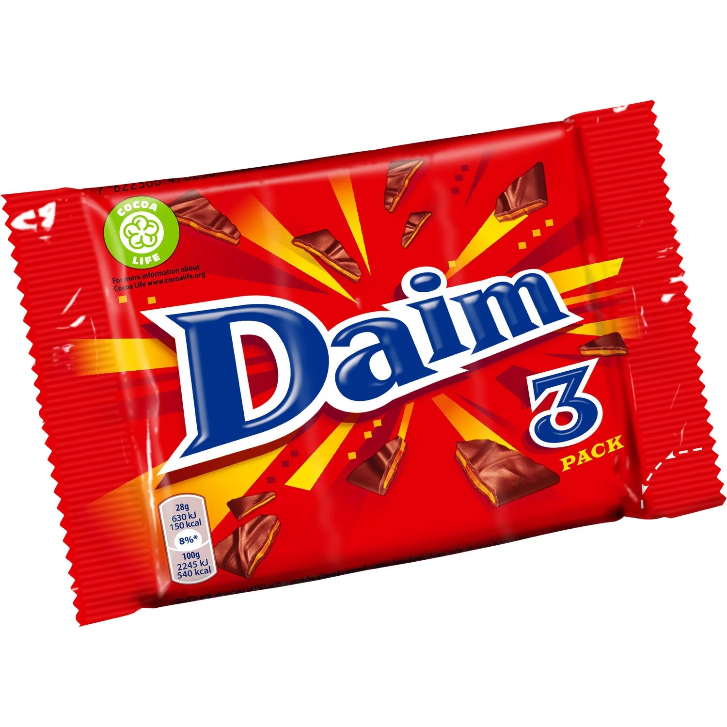 Chocolate bars with crunchy caramel 84g - Daim