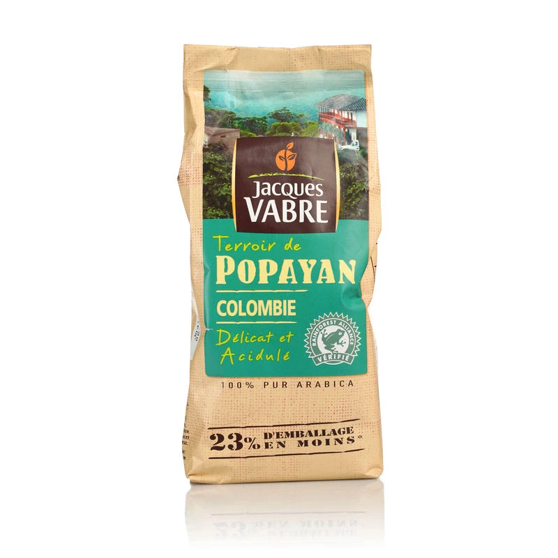 Café Moulu Notes de Popayan Colombie 250g - JACQUES VABRE