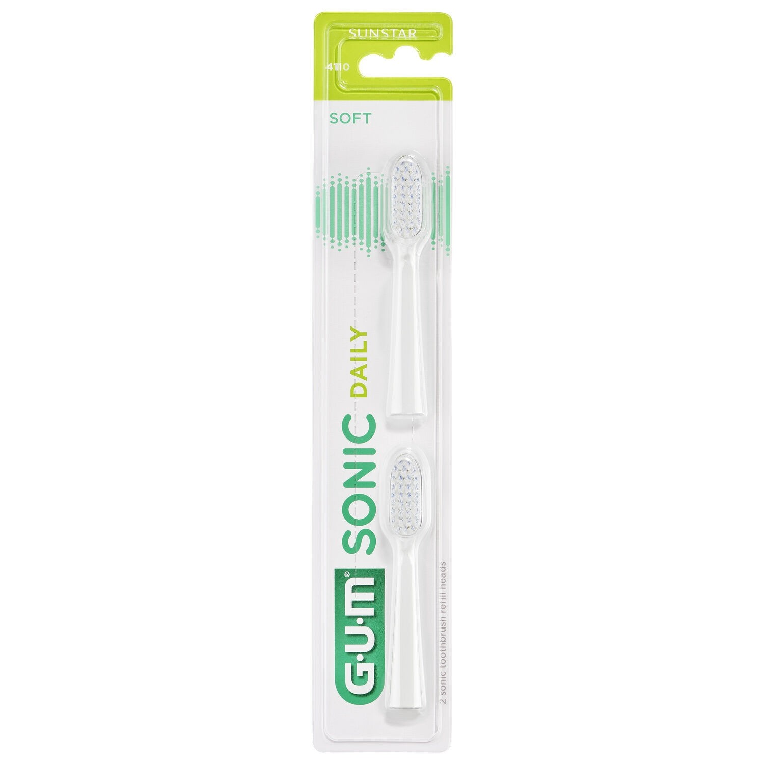 Recharges Sonic Daily blanches x2 - GUM