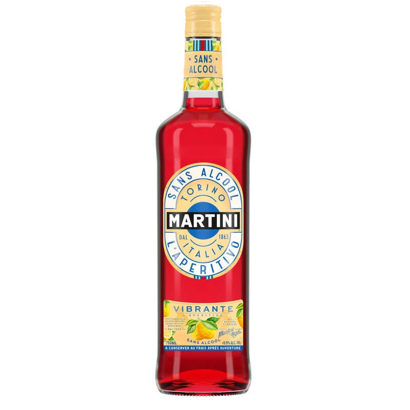 Boisson l'Aperitivo Vibrante sans alcool, 75cl - MARTINI