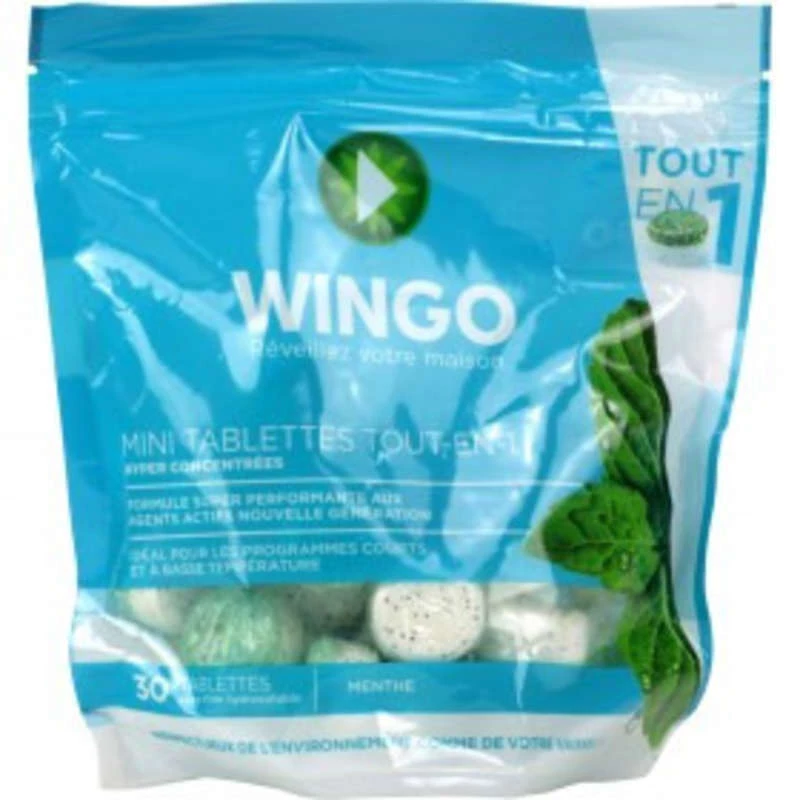 Mini tablettes tout-en-1 menthe x30 - WINGO