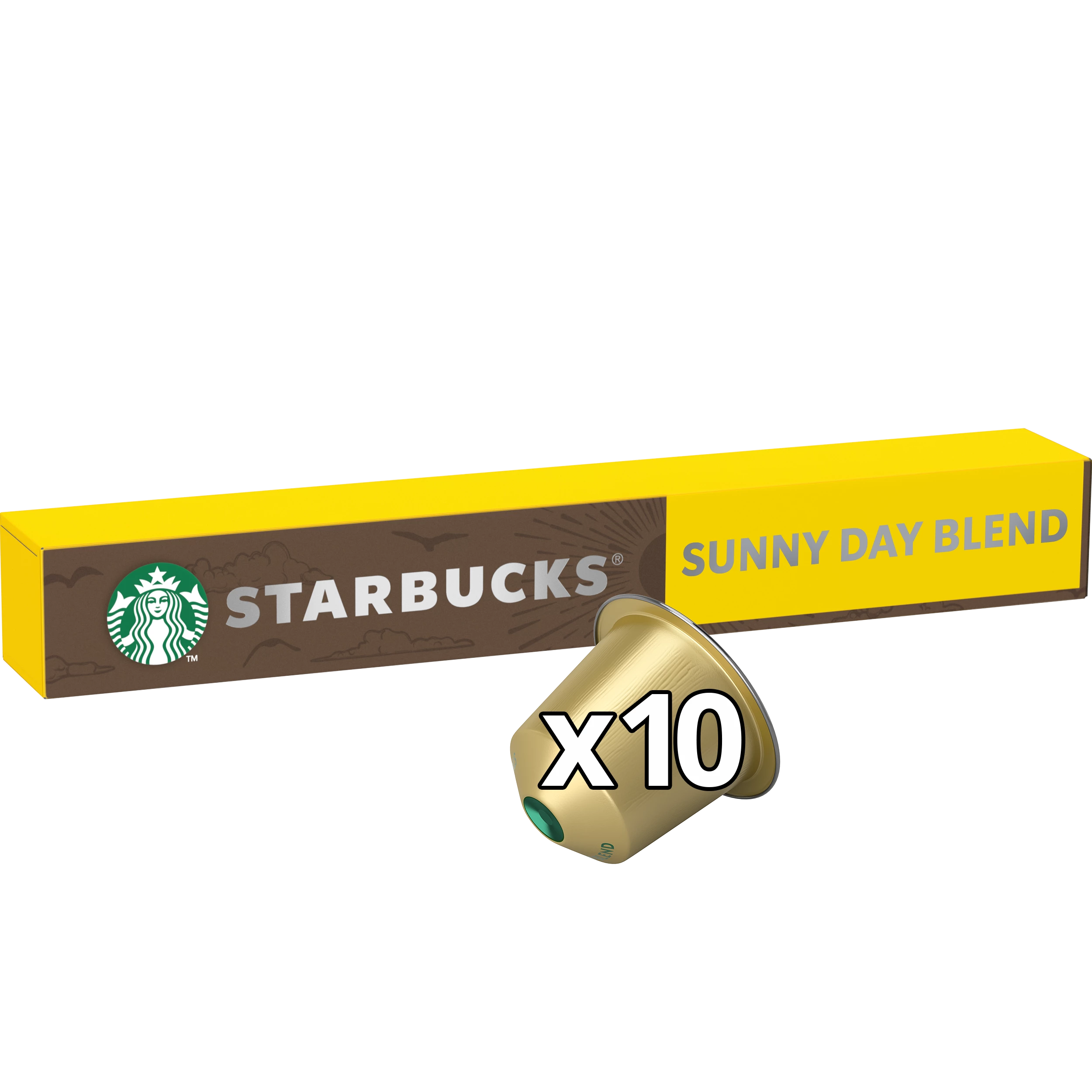 Capsules Café Sunny Blend Compatible Nespresso x10; 56g - STARBUCKS