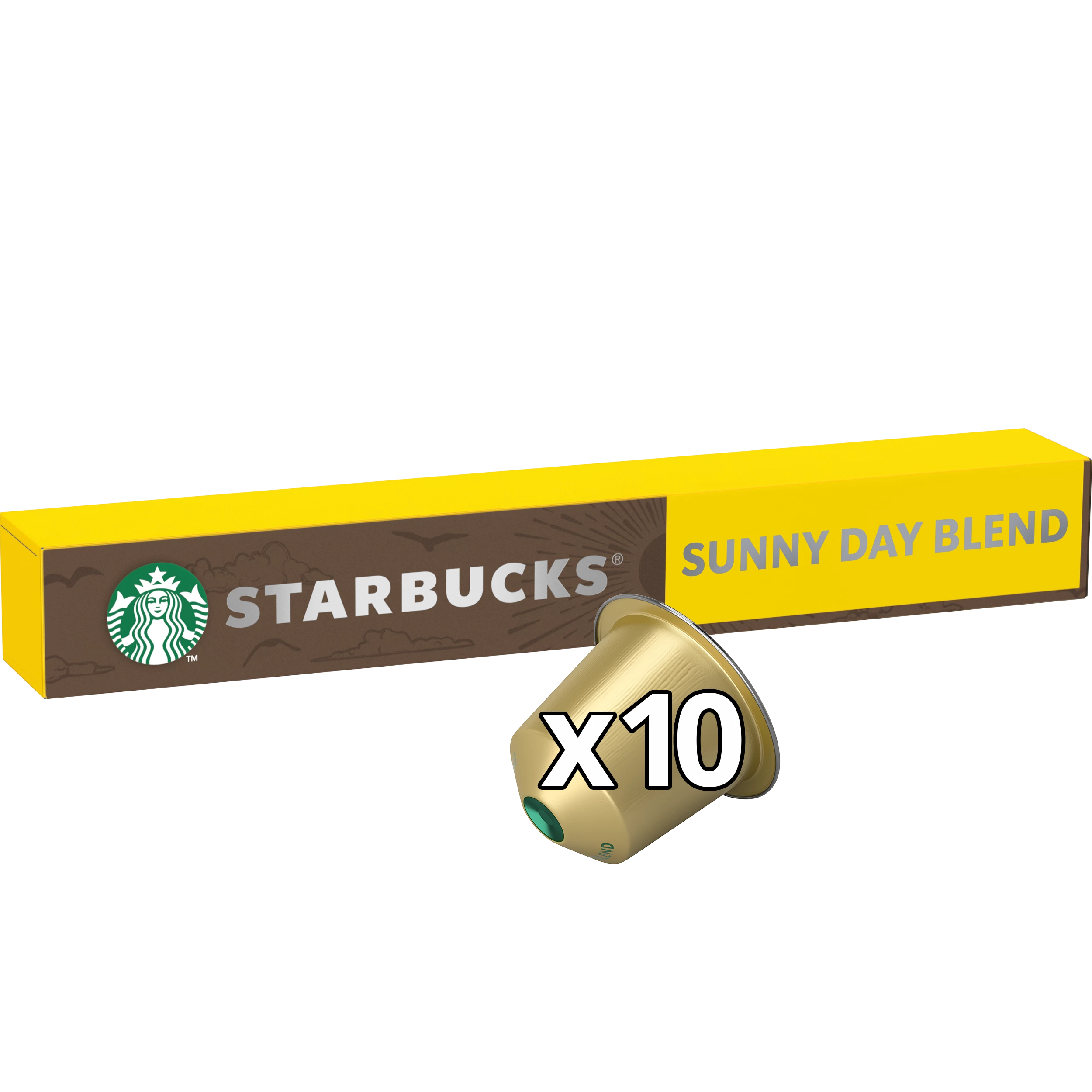 Kapseln Café Sunny Blend Kompatibel Nespresso x10; 56g - STARBUCKS