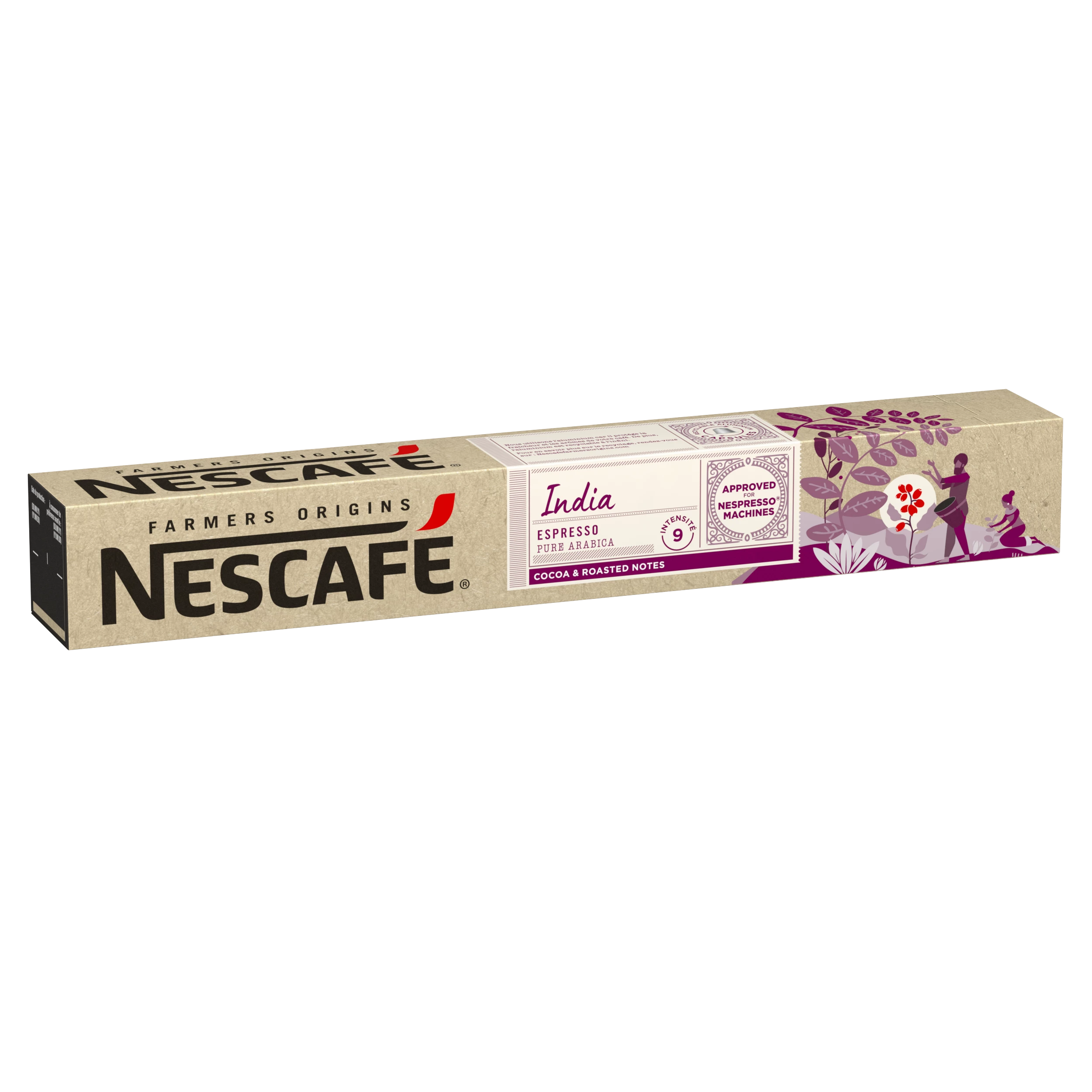 Capsules Café Espresso India Compatibles Nespresso; x10; 53g - NESCAFE
