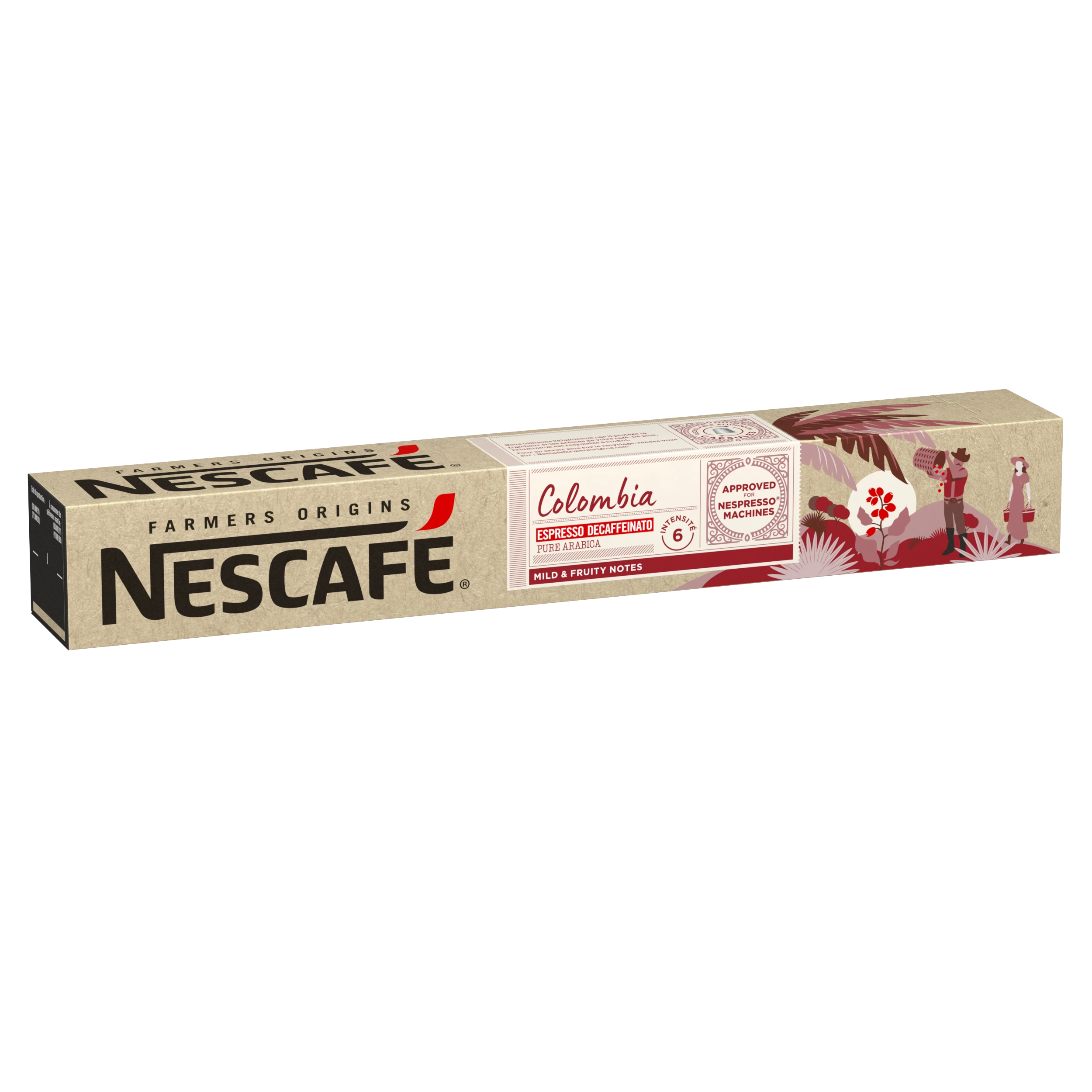 Capsules Café Espresso Décaféiné Colombia; x10; 53g - NESCAFE