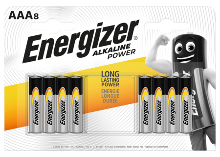 Piles Alc Enr Aaa Powerx8