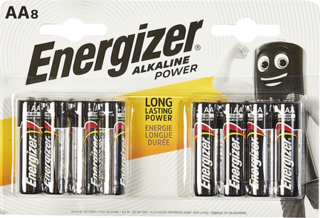 Piles Alc Enr Aa Power X8