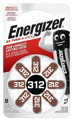Pile Auditive Zinc Air 312 X 8