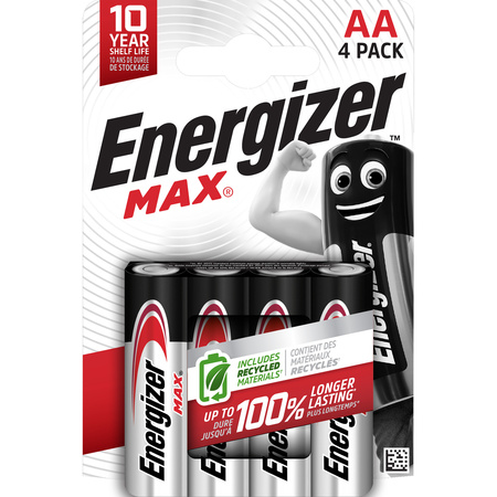 Piles Alc Enr Aa Max X4