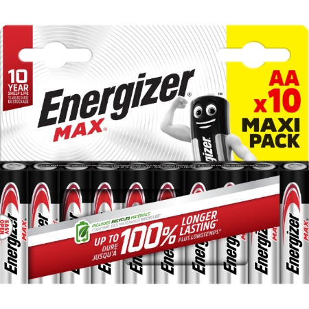 Piles Alc Enr Aa Max X10