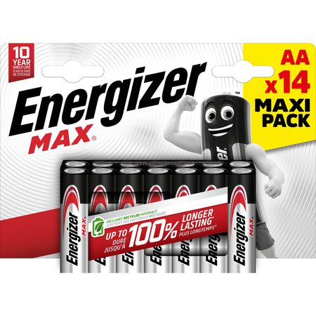 Piles Alc Enr Aa Max X14