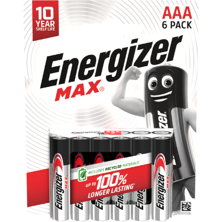 Piles Alc Enr Aaa Max X6
