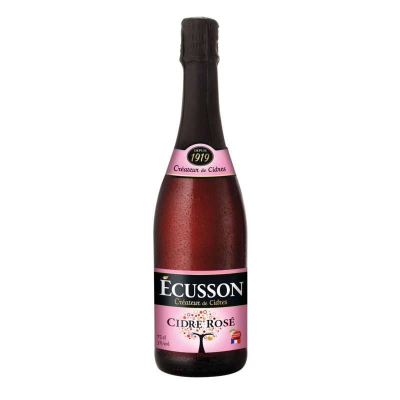 Cidre Rosé 75cl - Écusson